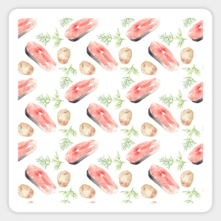 Culinary pattern Sticker